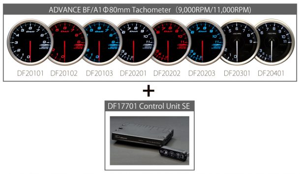 tachometer set lineup